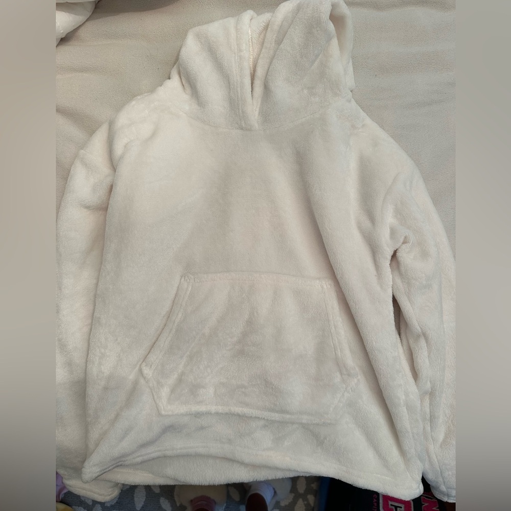 champion soft plush white sweatshirt- size xs